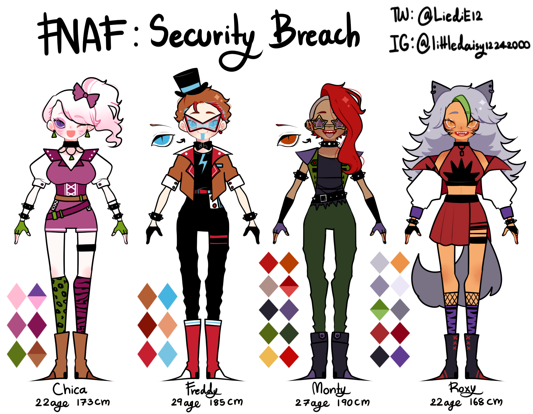 FNAF Security Breach - Human Concept by Emil-Inze on DeviantArt