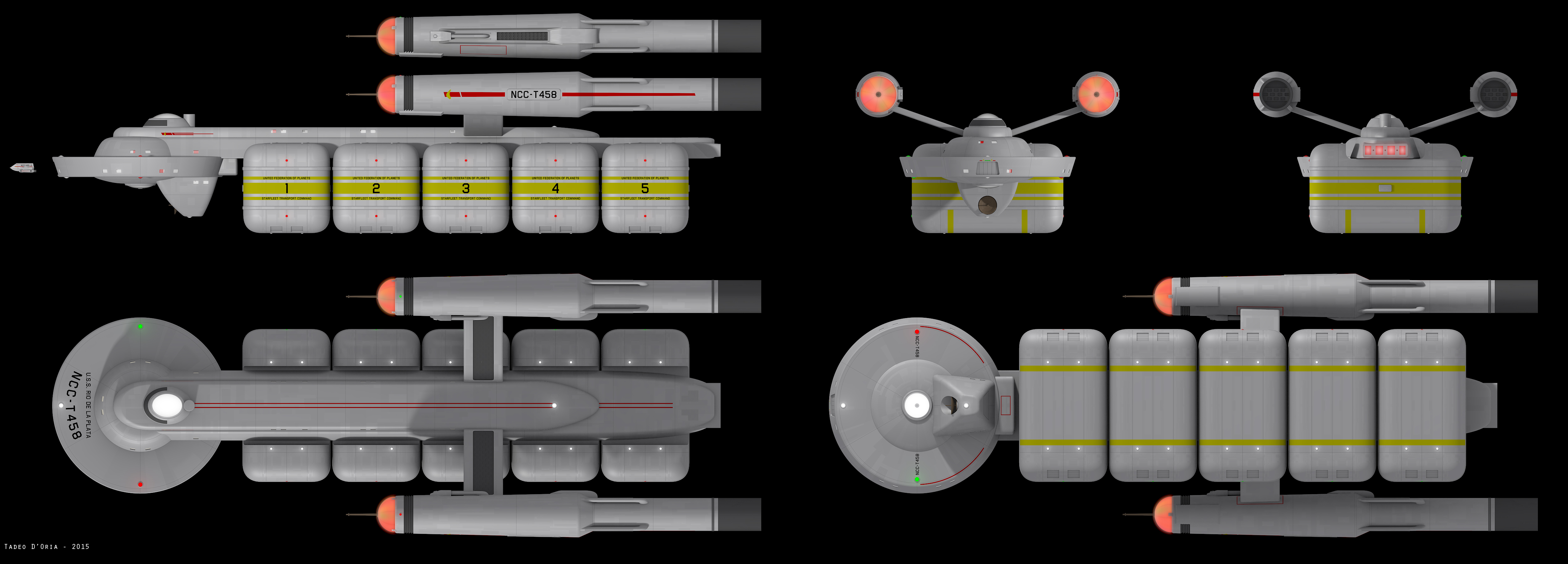 Indus Class Orthographic Views