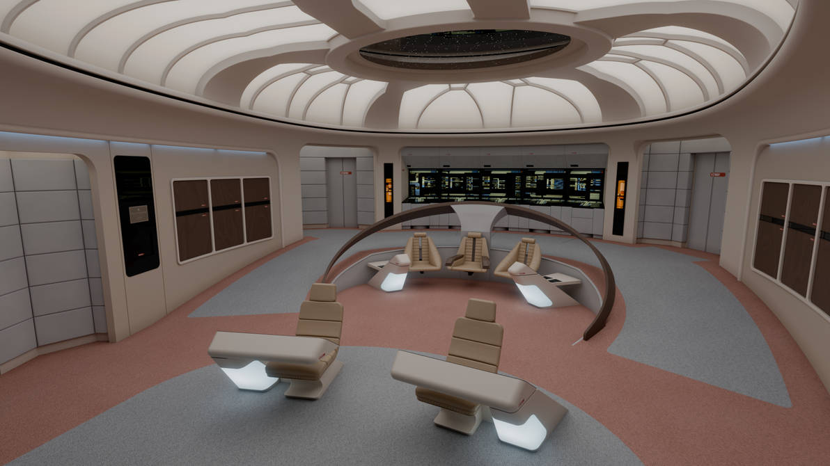 USS Enterprise-D Bridge - 2364 by Rekkert on DeviantArt