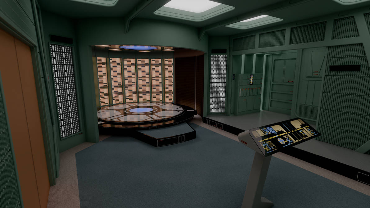 USS Enterprise-D Transporter Room by Rekkert on DeviantArt