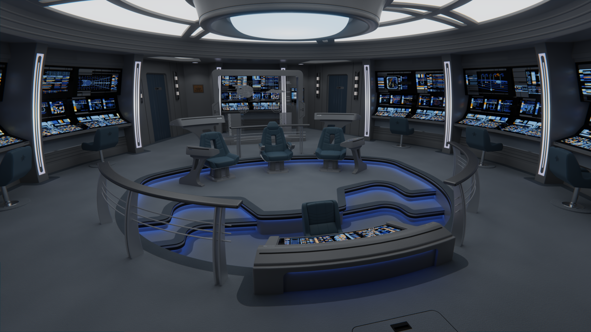 USS Ranger Bridge by Rekkert on DeviantArt