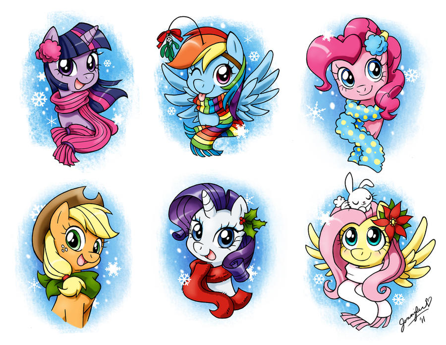 More Holiday Ponies