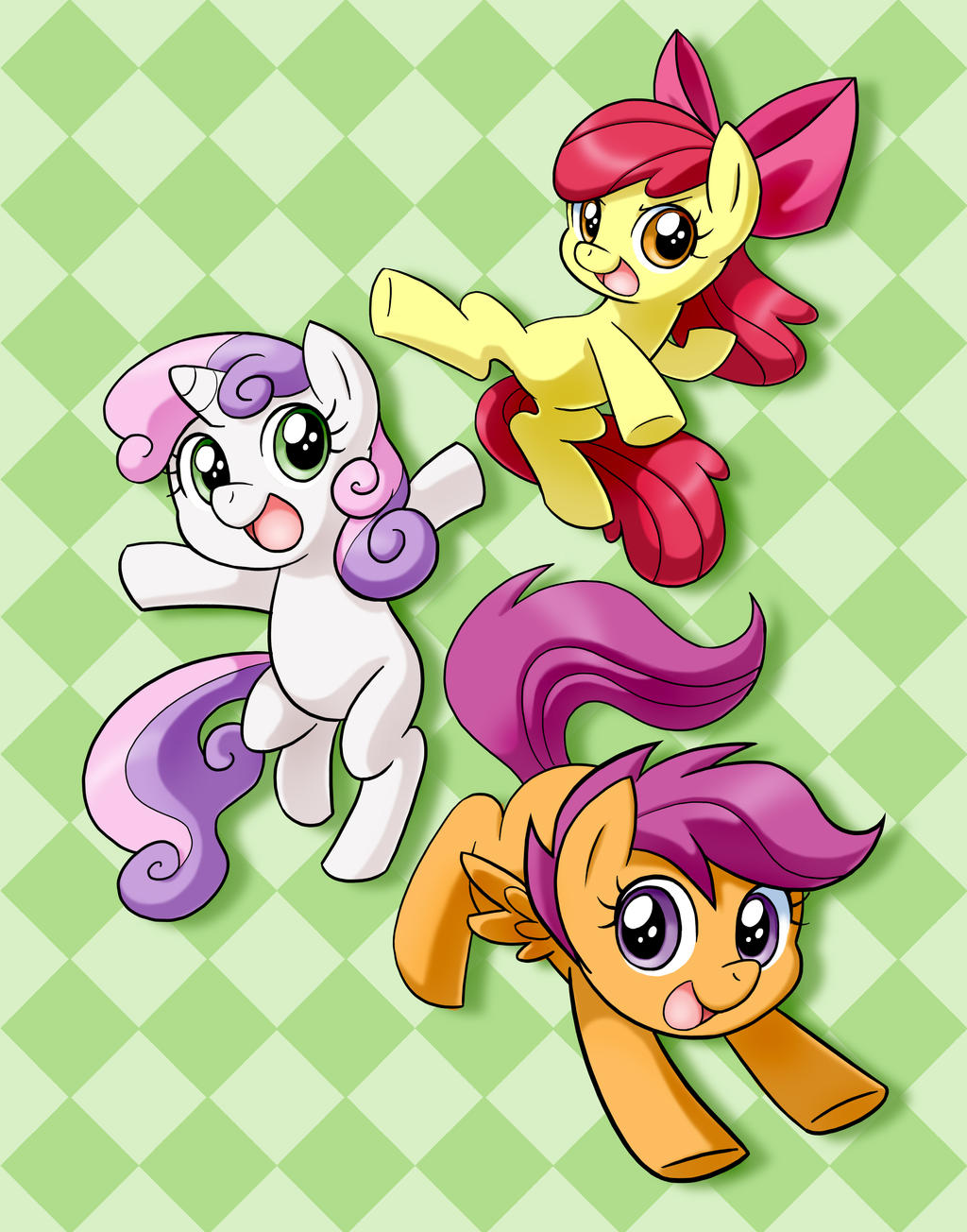 Cutie Mark Crusaders Are GO REPOST By Chibi jen hen On DeviantArt cutie-mark-crusaders-are-go-repost-by-chibi-jen-hen-on-deviantart