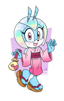 Jewel in a yukata