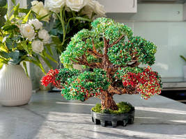 Blooming Bead Tree Handmade Delights for Your Home