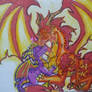 Ignitus and Spyro X3