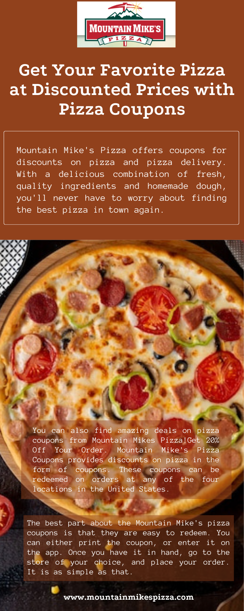 Mountain mike's best sale pizza coupons