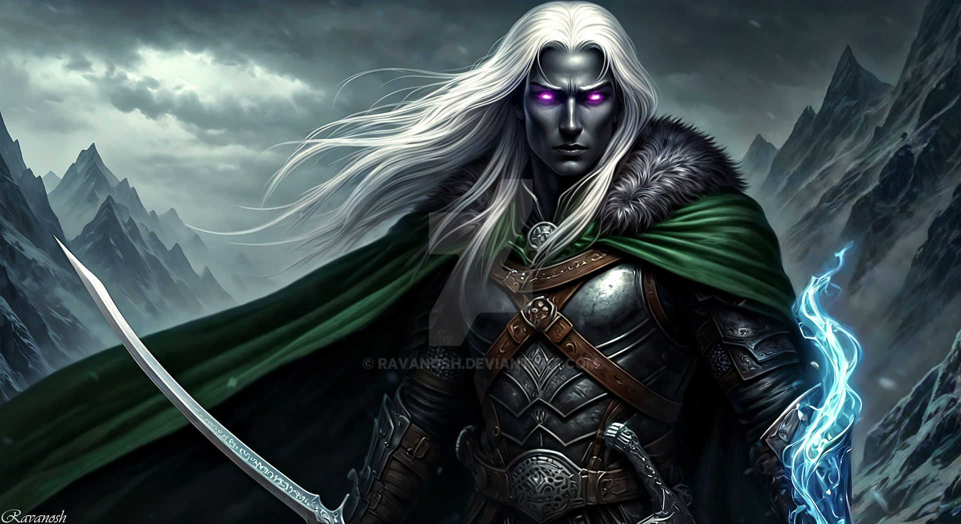 Drizzt Do Urden By Ravanosh On DeviantArt drizzt-do-urden-by-ravanosh-on-deviantart