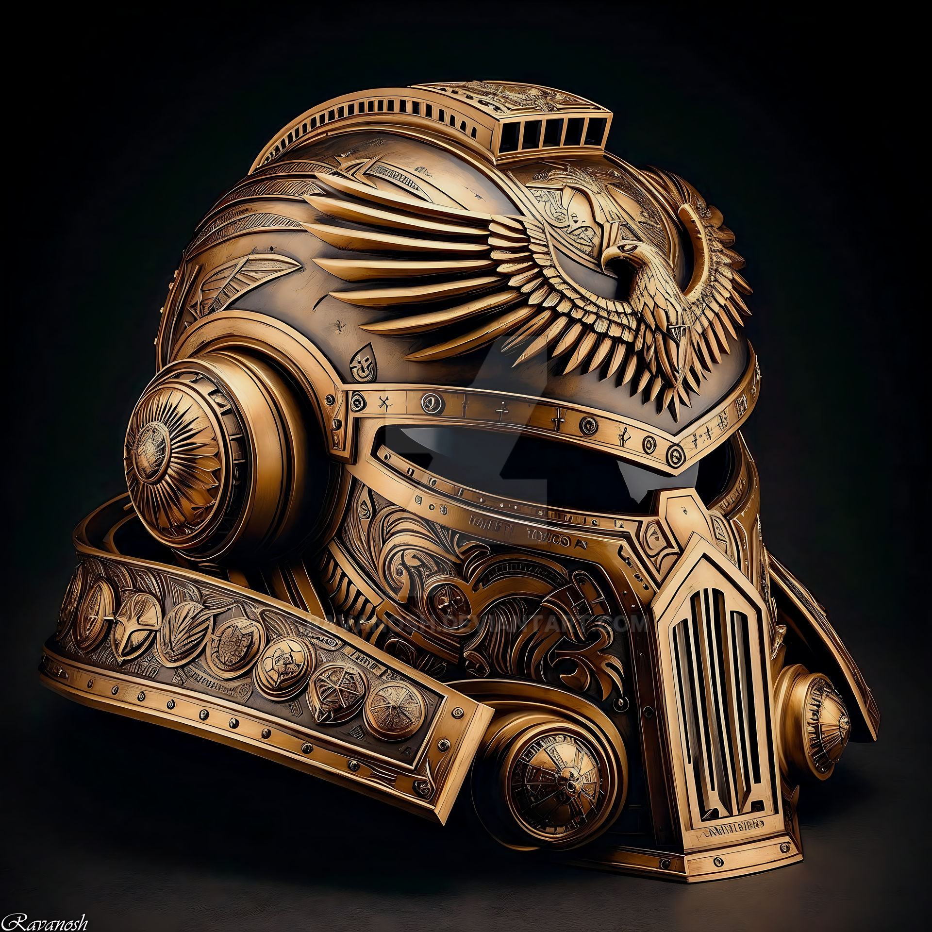 Futuristic Helmet Design