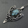 Luthien | Wire-work necklace with labradorite