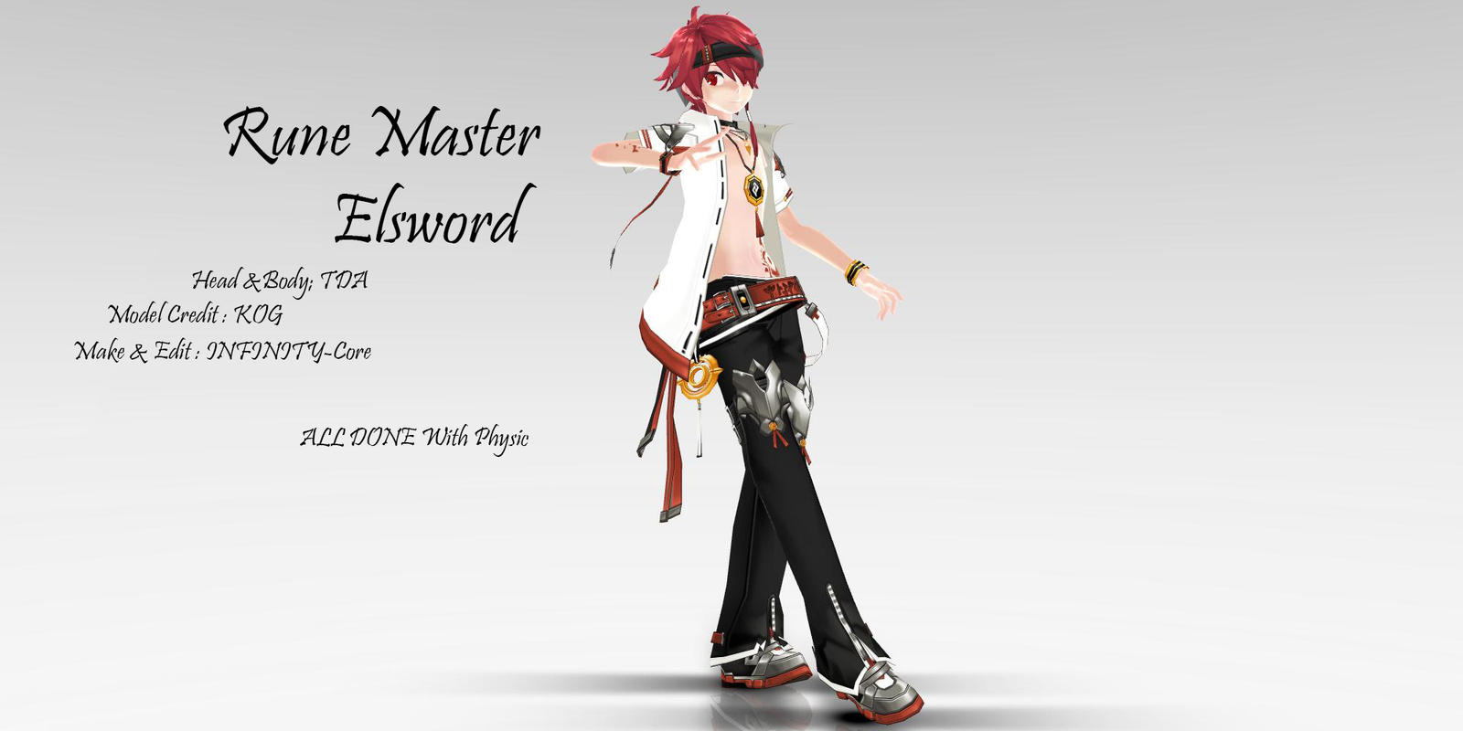 Elsword Rune Rune Master Elsword MMD by INFINITY-Core on DeviantArt