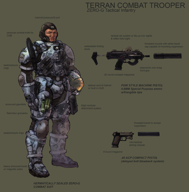 Terran Marine Trooper