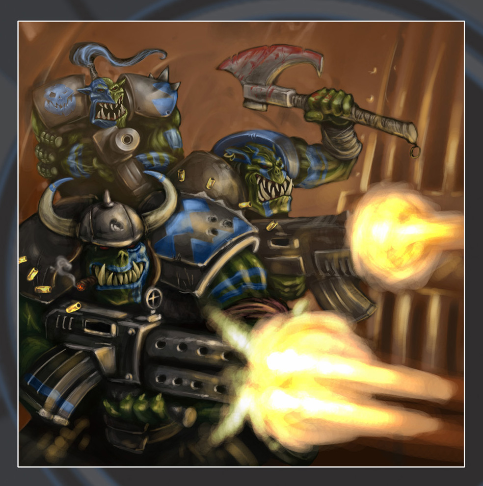 Orks - Shoota Boyz by MarcWasHere