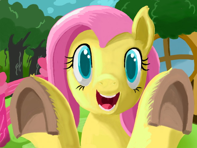 3D Fluttershy