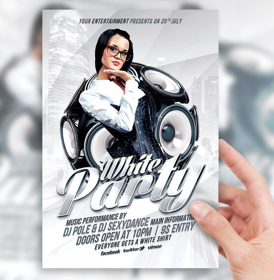 White Party Flyer Template by sorengfx on DeviantArt In All White Party Flyer Template Free