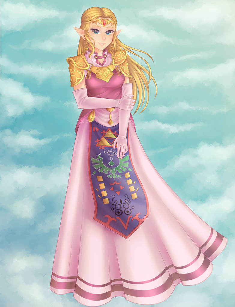 Commission: Zelda Princess by An-Juu on DeviantArt