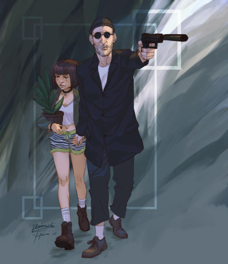 leon--Mathilda fanart