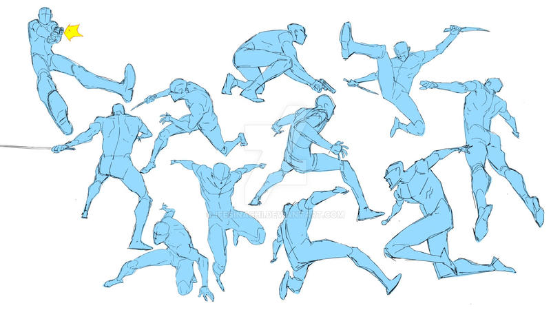Random Modelling Poses Random poses_1 by ifesinachi on DeviantArt