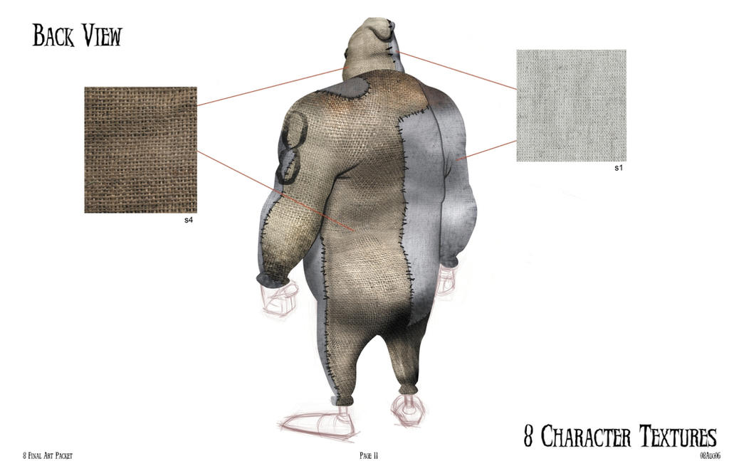 9 Concept art: Character Texture- 8 (Back View) by ZADRpunk on DeviantArt