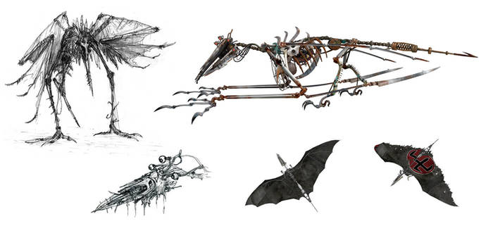 9 Concept Art- Winged Beast