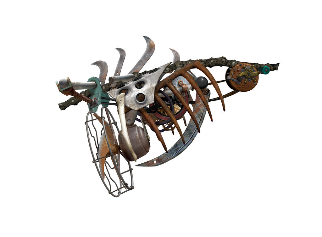 Winged Beast-Rib Cage Concept and Textures by ZADRpunk on DeviantArt