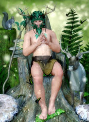 The Green Man by RavenMoonDesigns