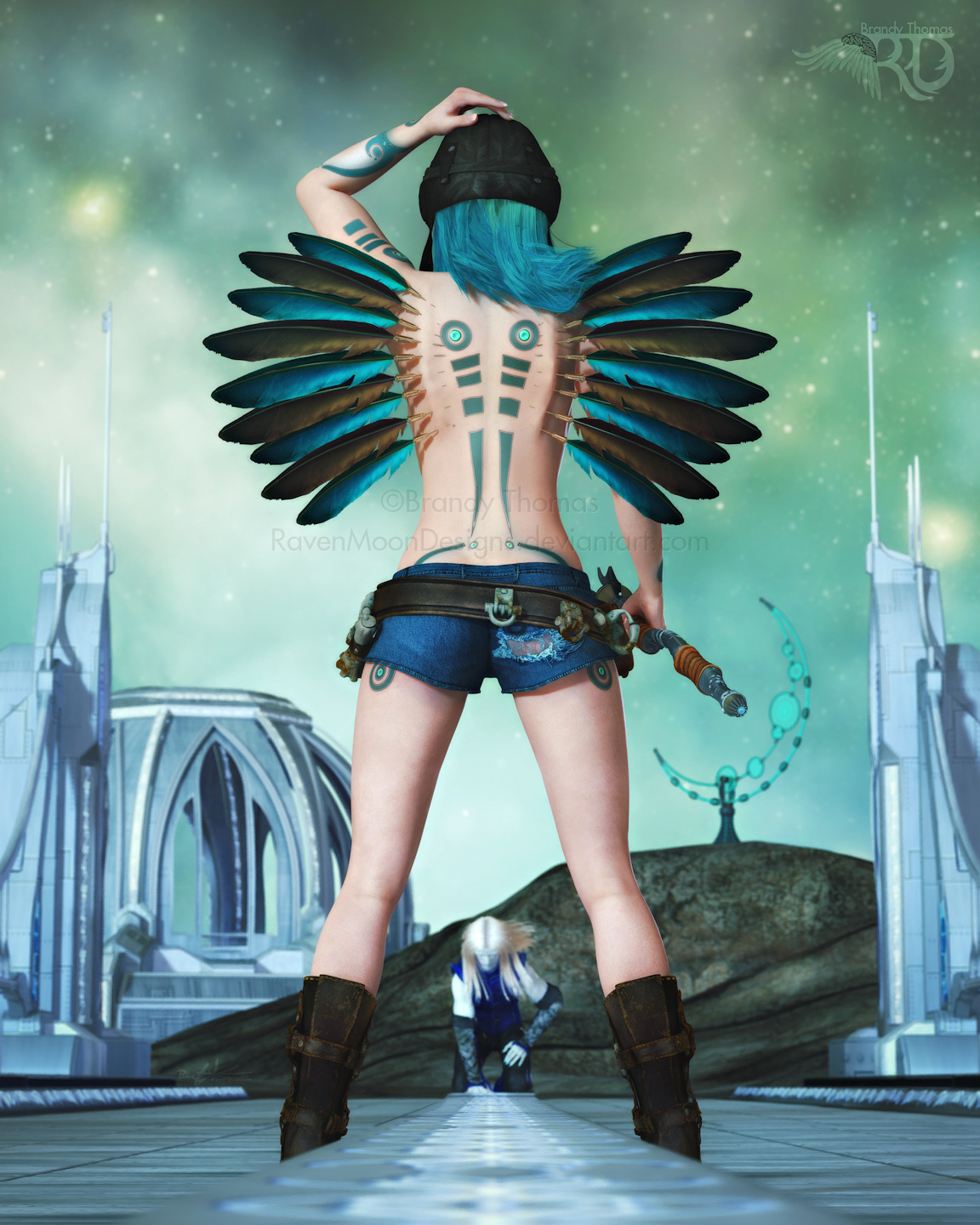 Angel In Blue Jeans by RavenMoonDesigns