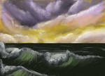 Ocean - Background for Mermaid by co-boldt