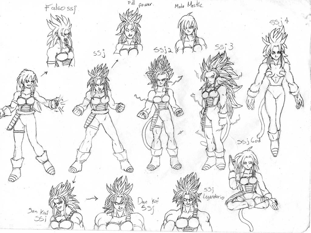 Custom Ssj chica saiyan transformaciones ssj by rasec-dragon-91 on DeviantArt