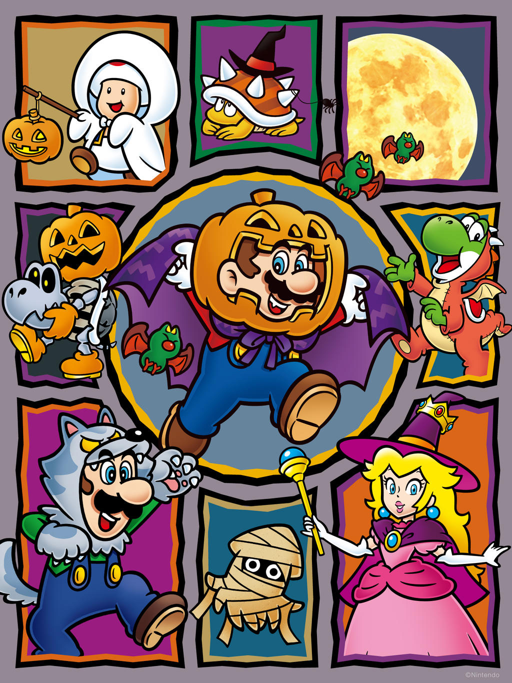 Nintendo Halloween Tablet Wallpaper by on DeviantArt