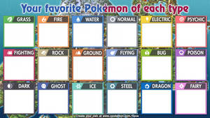 Favorite Pokemon (Meme Sheet)