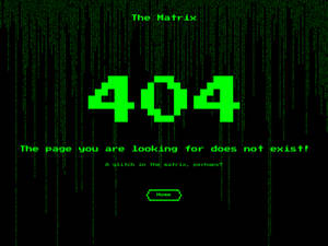 404 Matrix Wallpaper