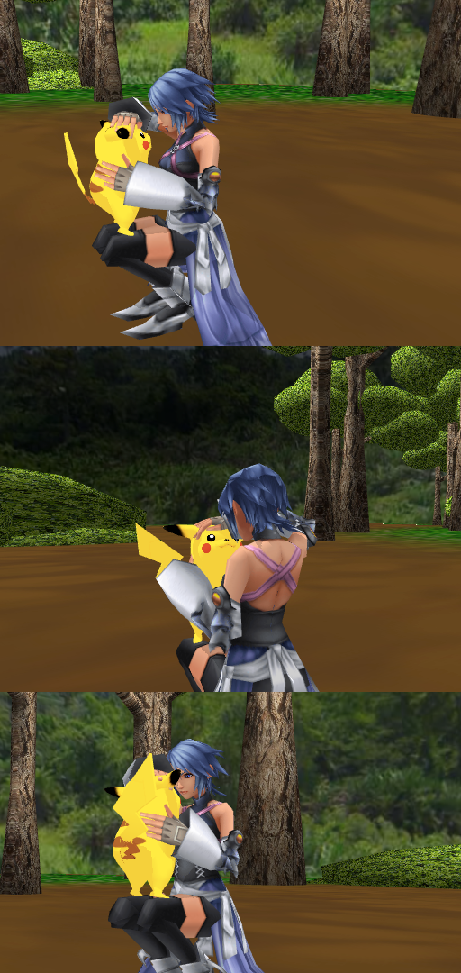 Aqua meets Pikachu