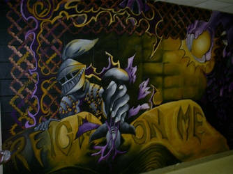 Knight mural