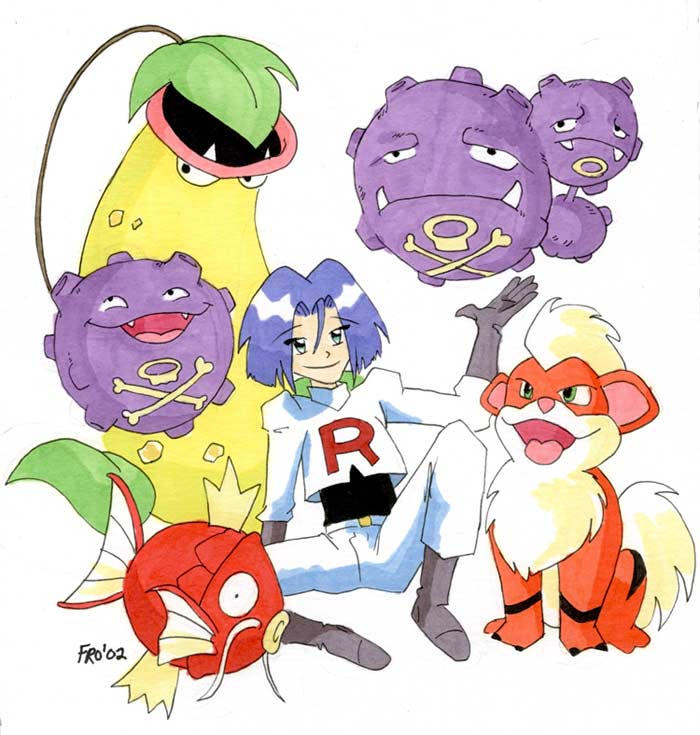 James Racks Pokemon James and His Pokemon by KelliRoos on DeviantArt