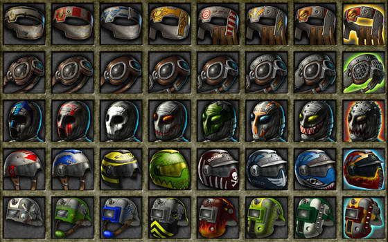 Deadlands: 3000 Helmets 1