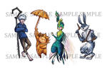 ROTG: Bookmark samples by ZLynn