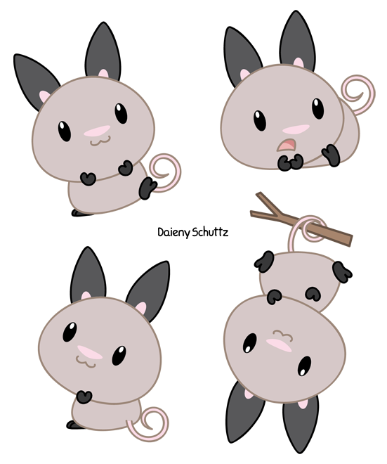 Chibi Big-Eared Opossum