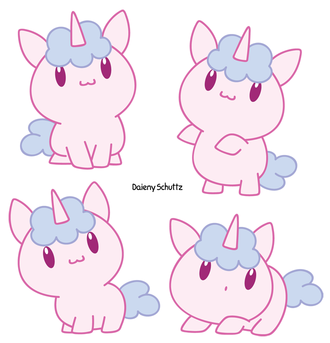 Chibi Unicorn by Daieny on DeviantArt