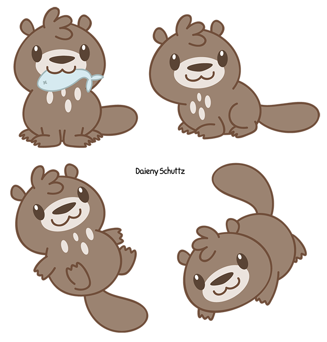 Chibi Giant River Otter