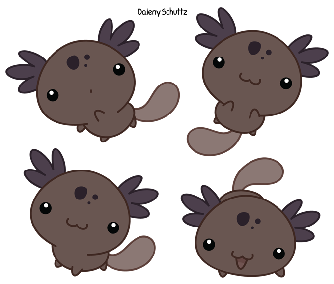 Chibi Wild-type Axolotl