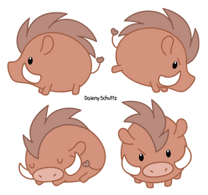 Chibi Wild Boar