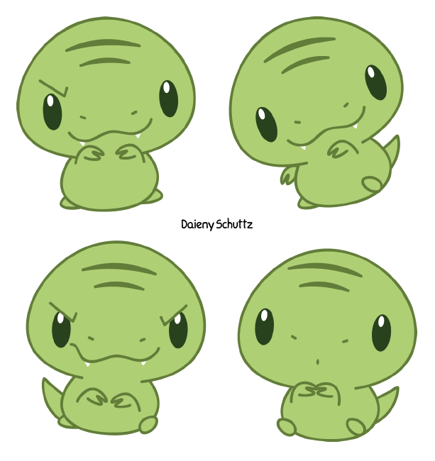 Chibi Rex by Daieny on DeviantArt