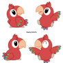 Chibi Red-and-green Macaw