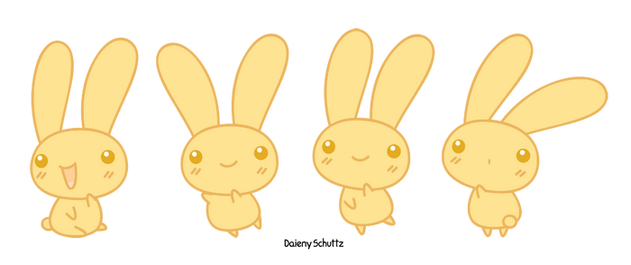 Happy Yellow Bunny