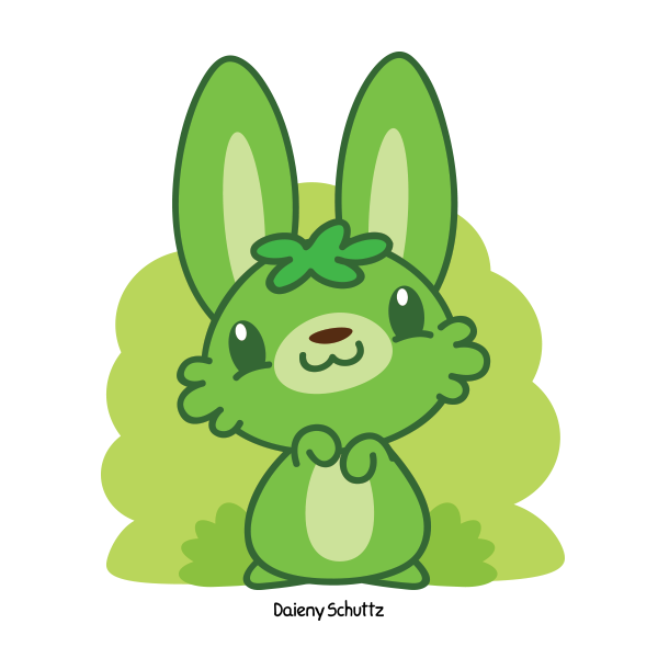 Green Bunny by Daieny on DeviantArt Green Bunny by Daieny on DeviantArt
