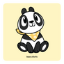 Yellow Scarf Panda