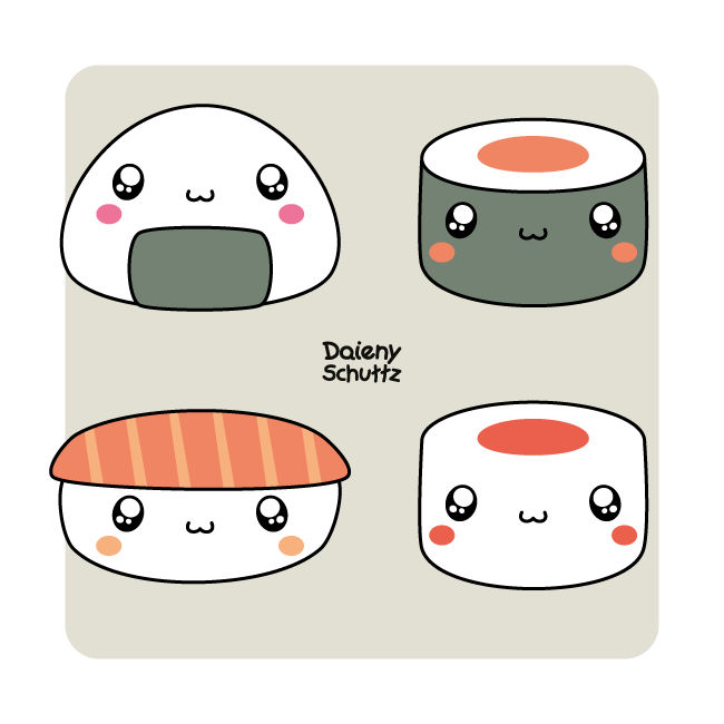 Chibi Japanese Food by Daieny on DeviantArt