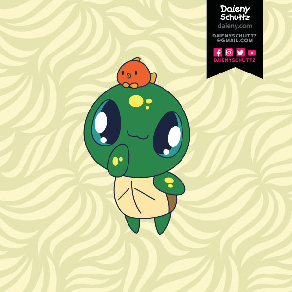 Water Turtle and Fish (USD30) by Daieny on DeviantArt