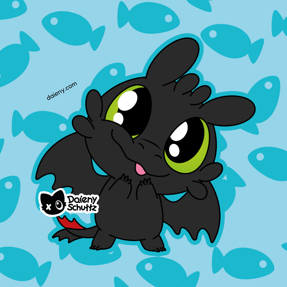 Chibi Toothless by Daieny on DeviantArt